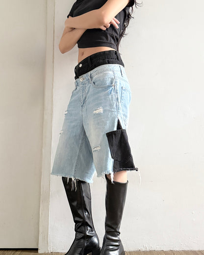 Double Waist Jorts 001