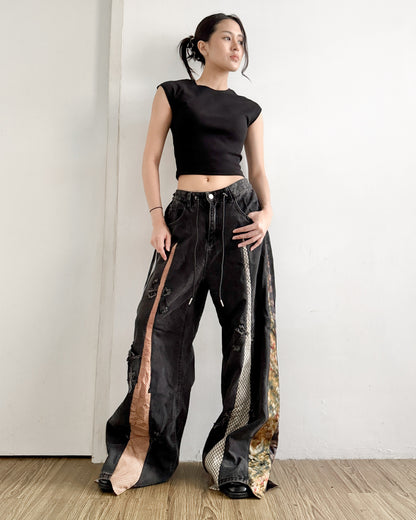 [BIG SIZE] Tie Pants 019
