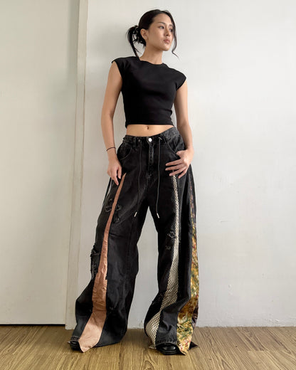[BIG SIZE] Tie Pants 019