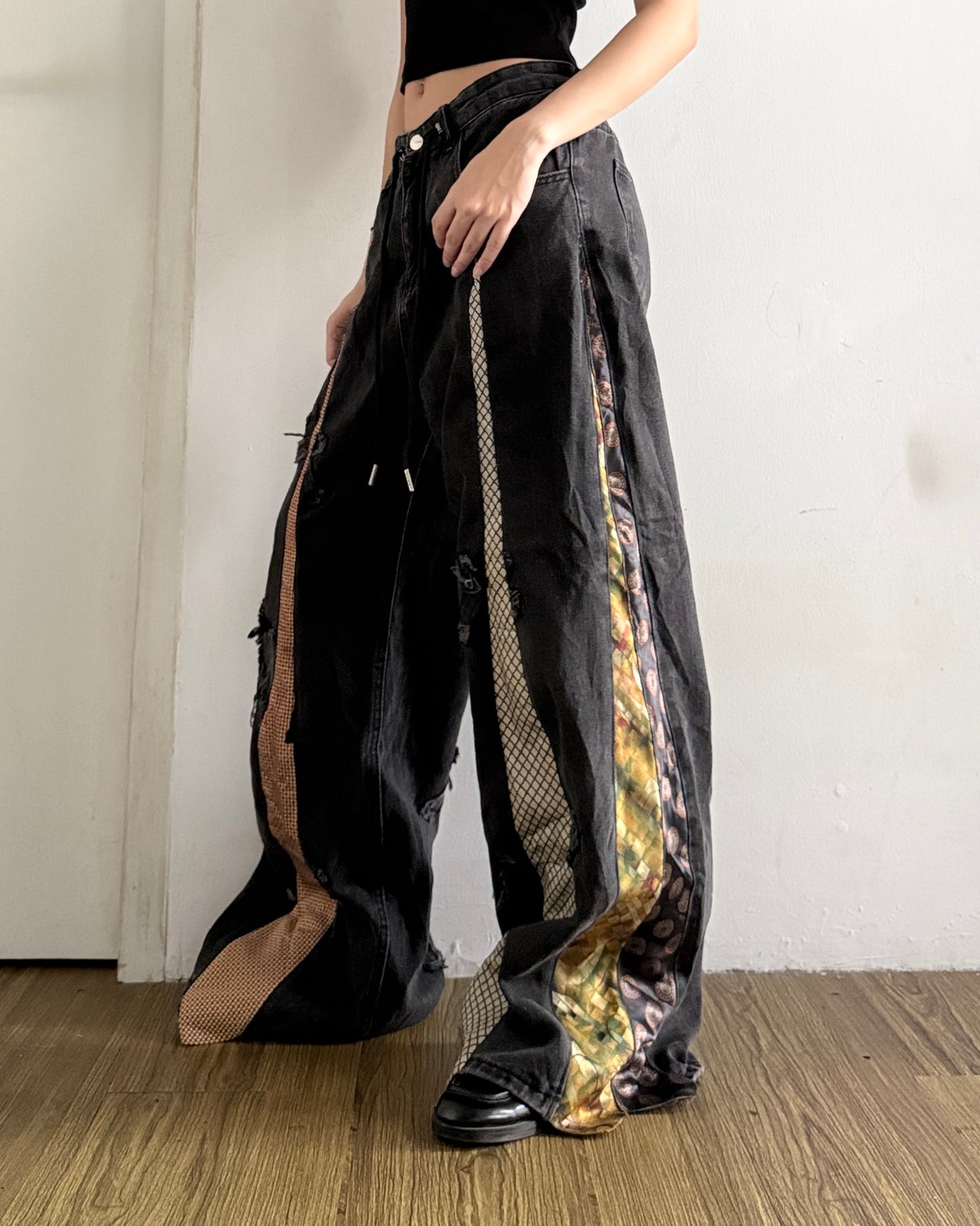 [BIG SIZE] Tie Pants 019