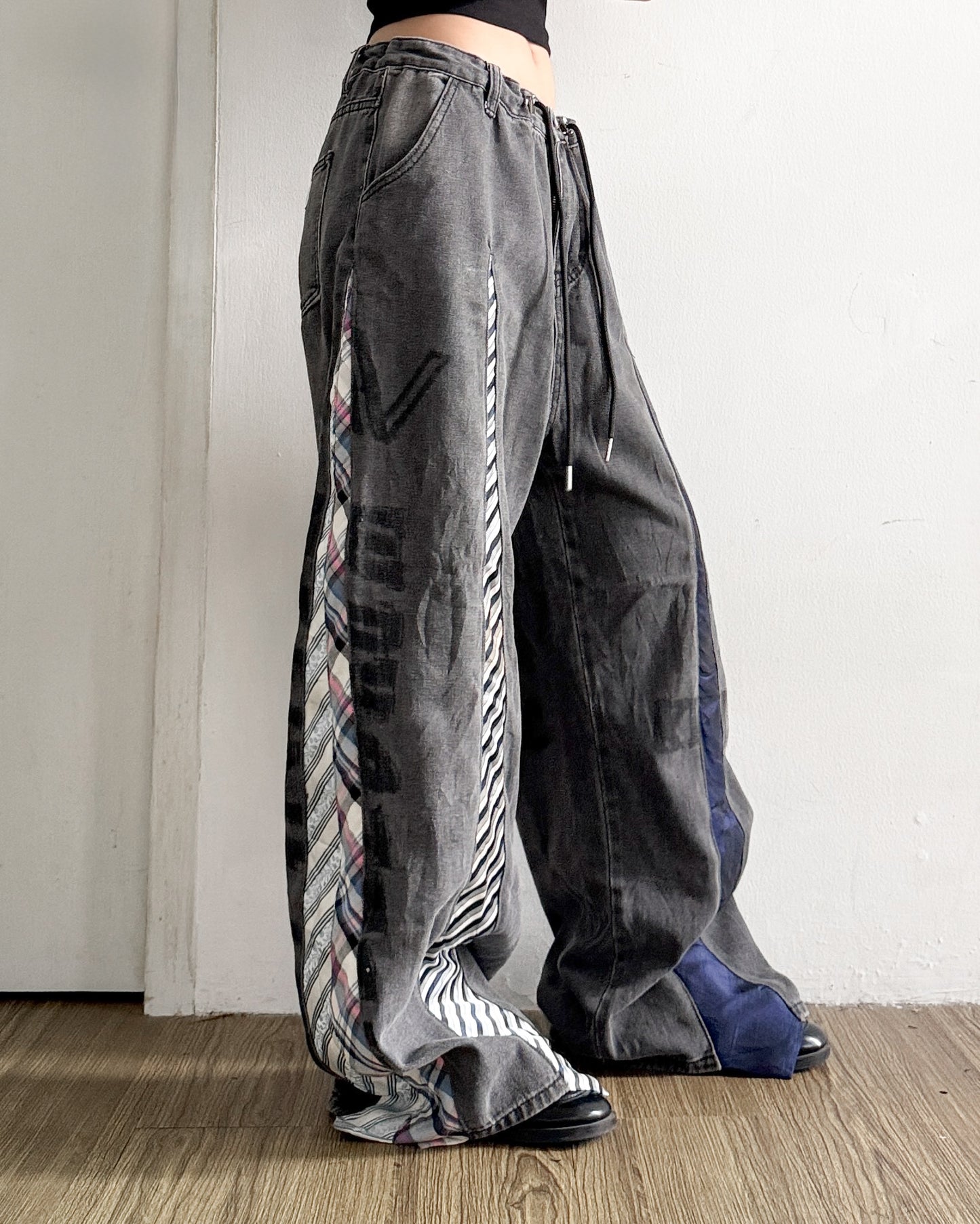 [BIG SIZE] Tie Pants 023