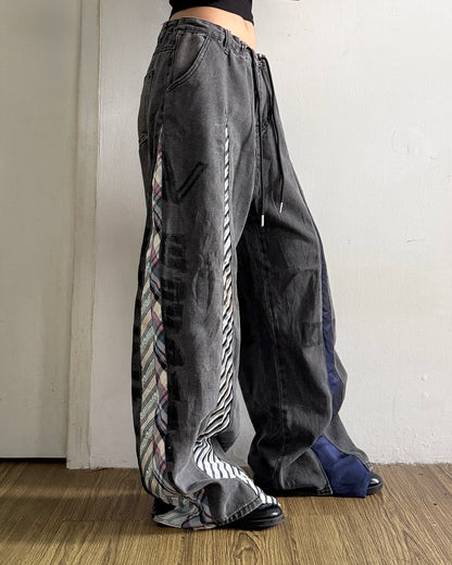 [BIG SIZE] Tie Pants 023