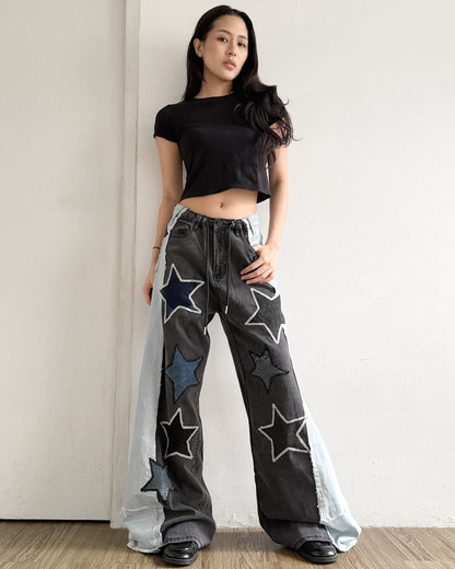 Star Patch Pants 006
