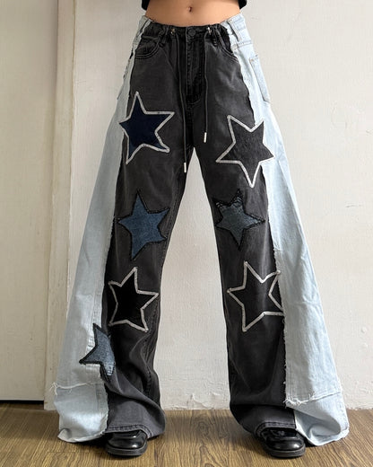 Star Patch Pants 006