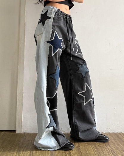 Star Patch Pants 006