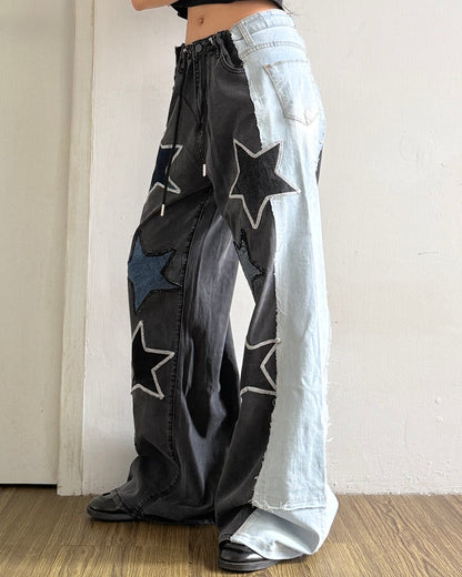 Star Patch Pants 006