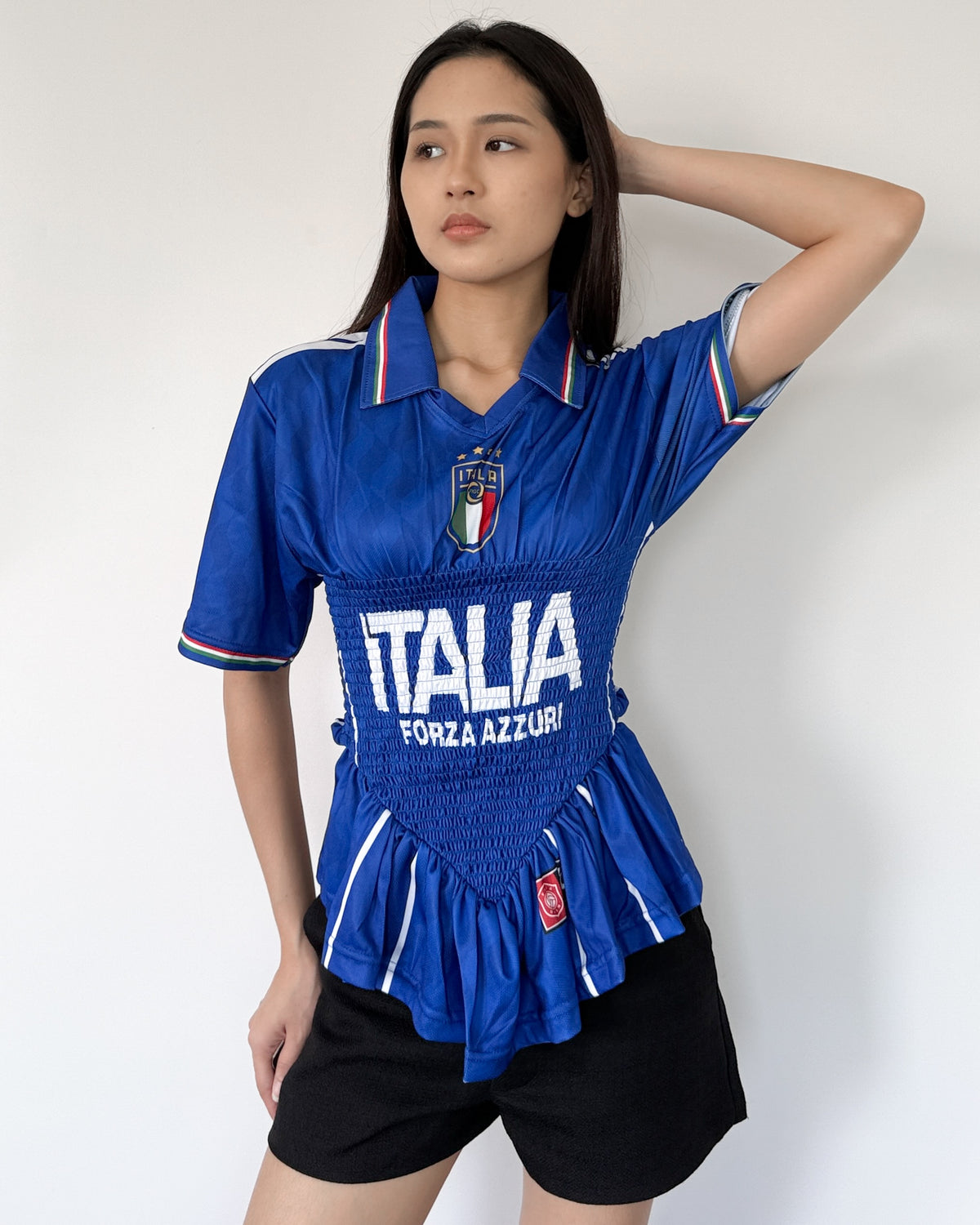 [PO 3 DAYS] Shirred Jersey - Italy