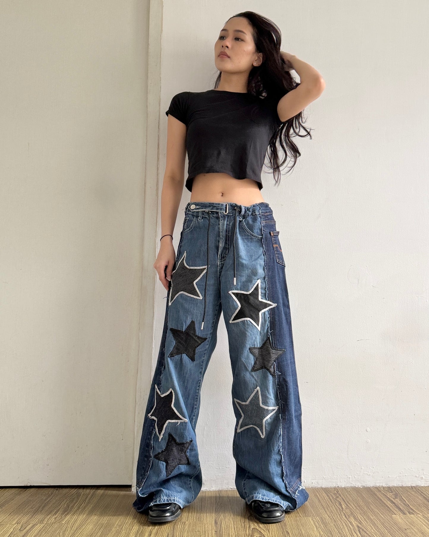 Star Patch Pants 007