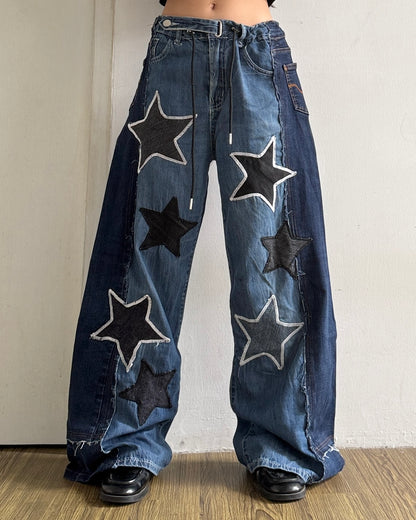 Star Patch Pants 007