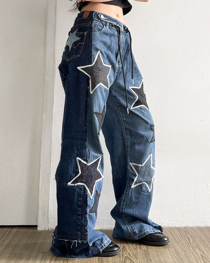 Star Patch Pants 007