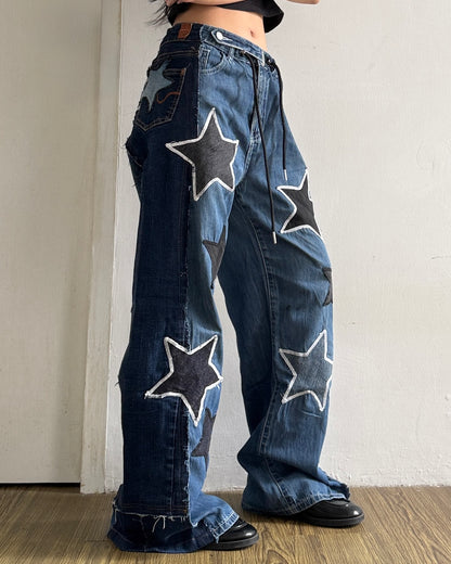 Star Patch Pants 007