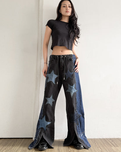 Star Patch Pants 008