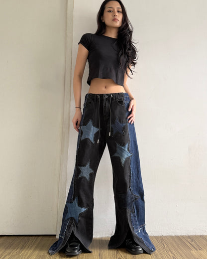 Star Patch Pants 008