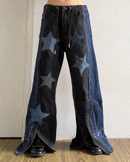 Star Patch Pants 008