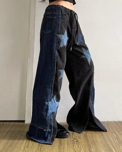 Star Patch Pants 008