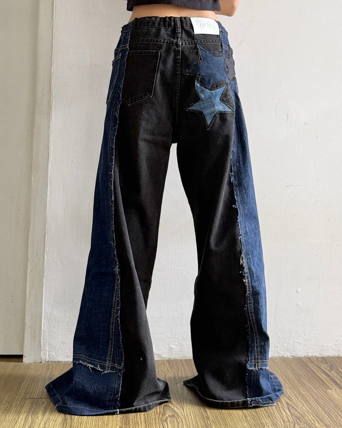Star Patch Pants 008