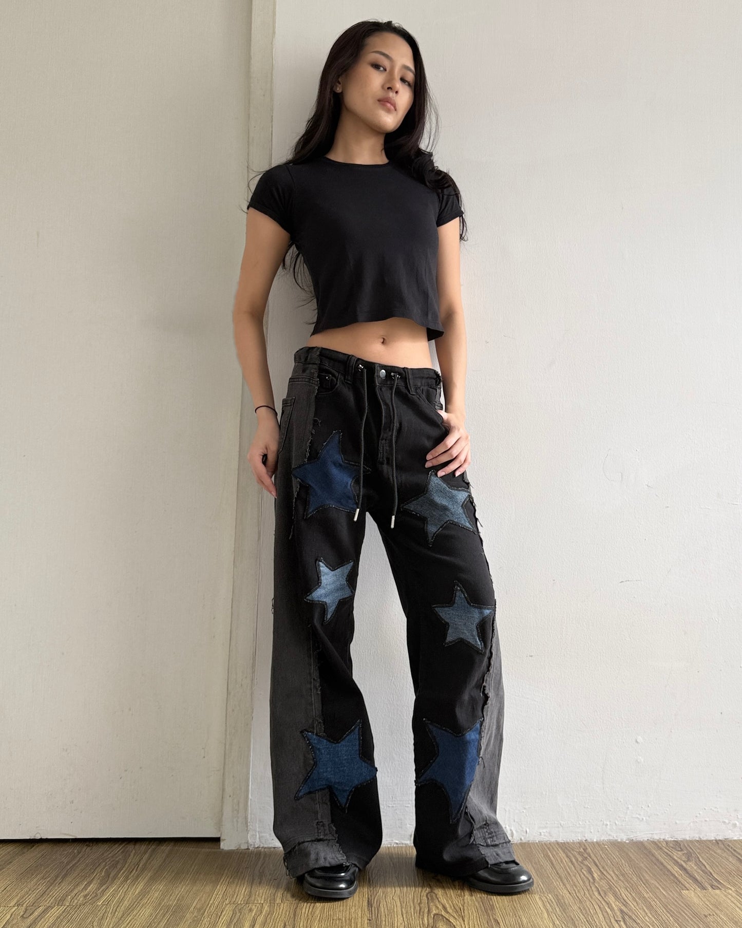 Star Patch Pants 009