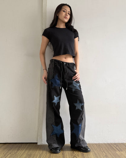 Star Patch Pants 009