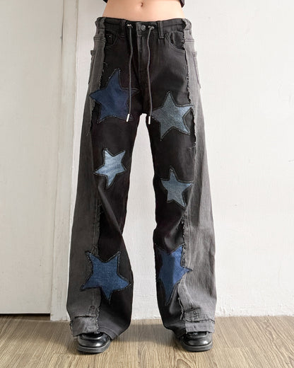 Star Patch Pants 009