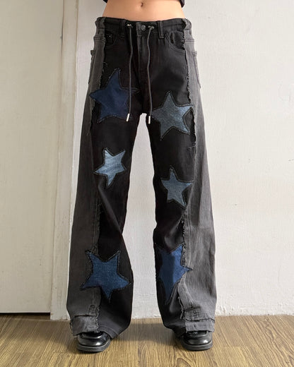 Star Patch Pants 009