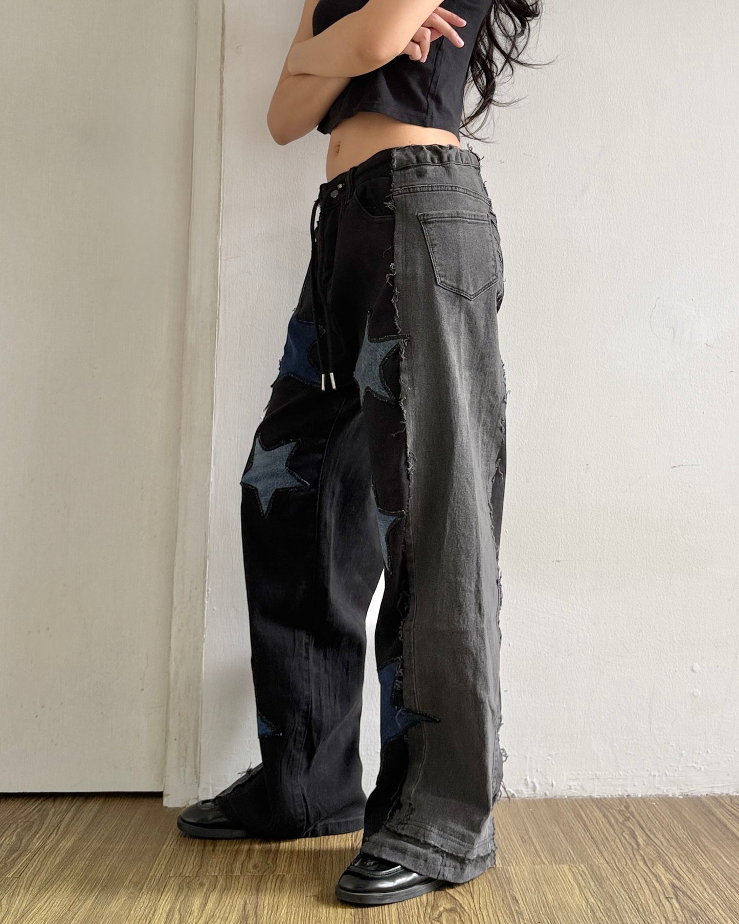 Star Patch Pants 009
