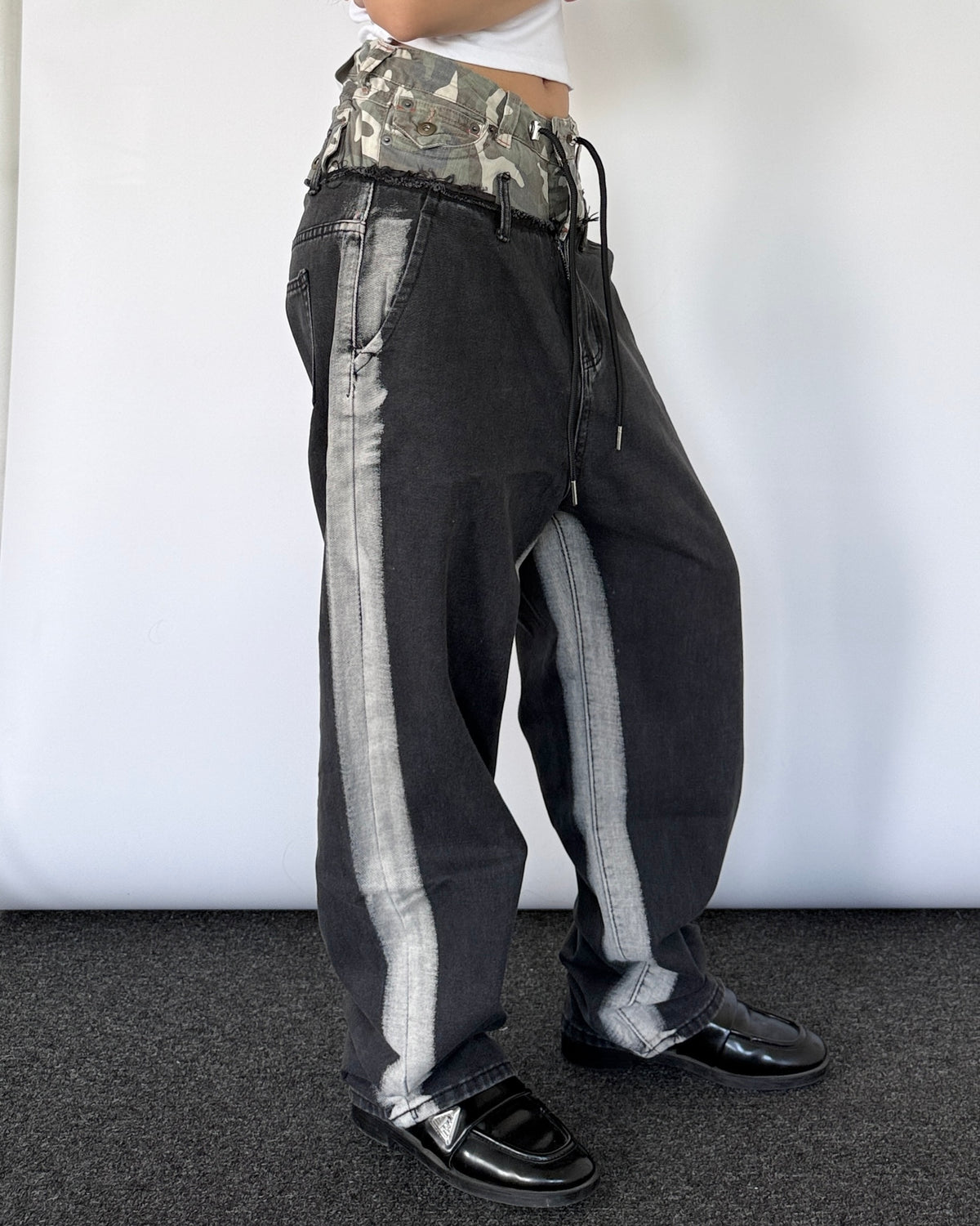 Double Waist Pants 017