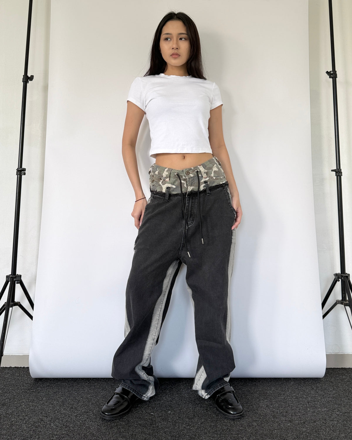 Double Waist Pants 017