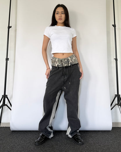 Double Waist Pants 017