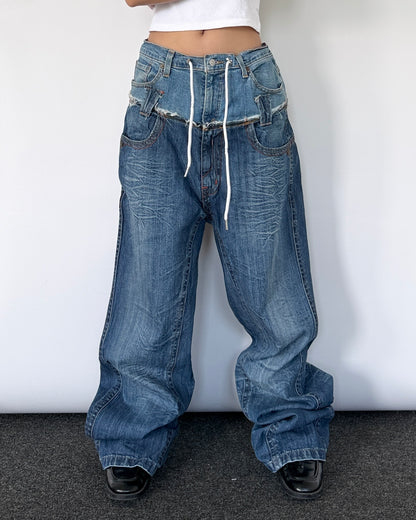 Double Waist Pants 018