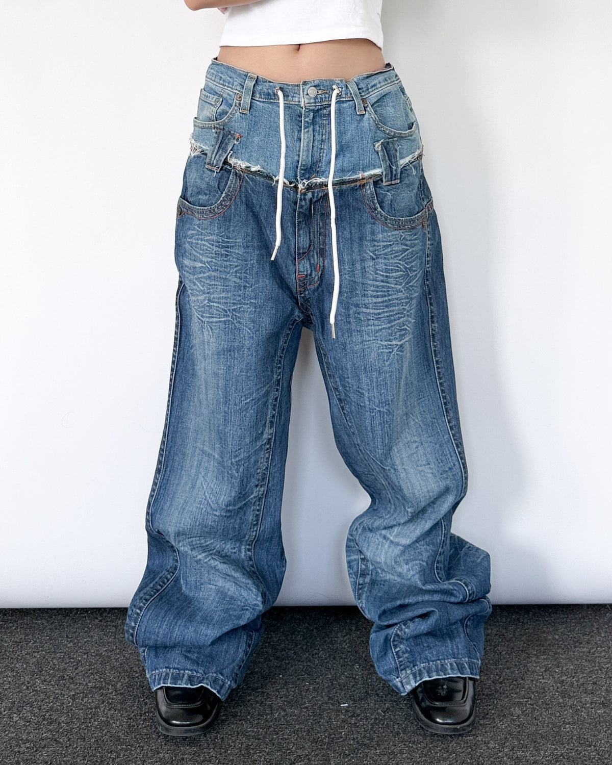 Double Waist Pants 018