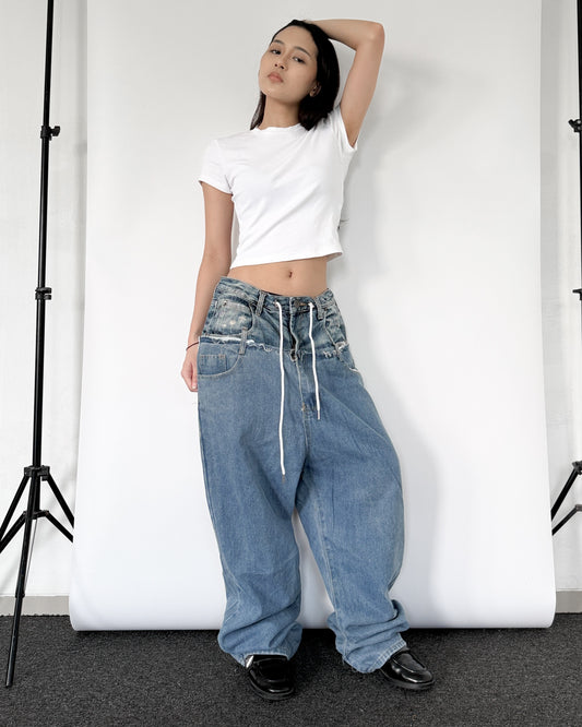Double Waist Pants 019