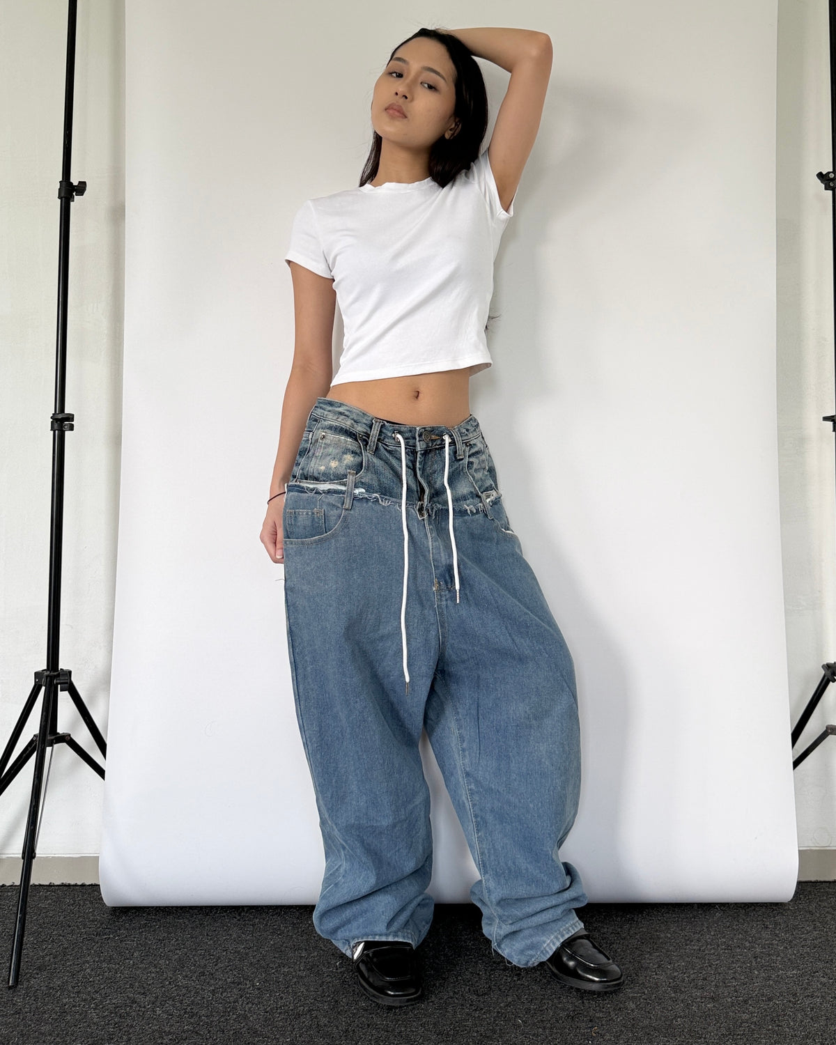 Double Waist Pants 019