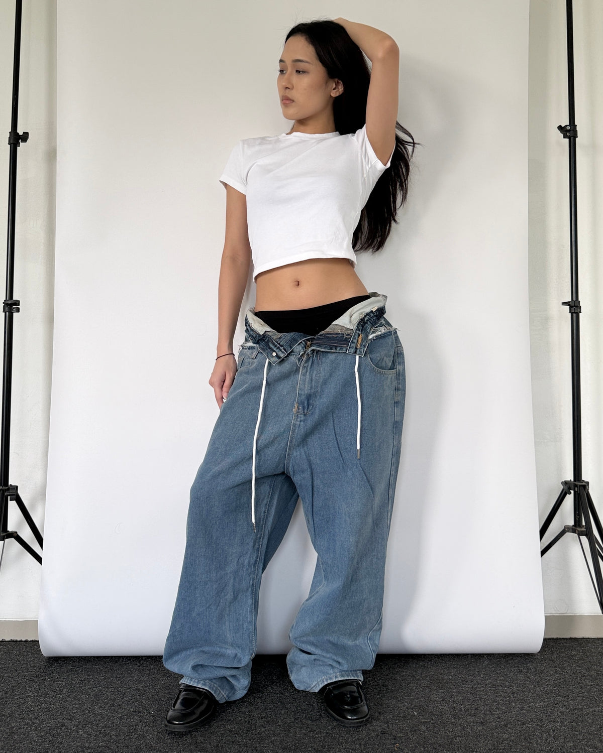 Double Waist Pants 019