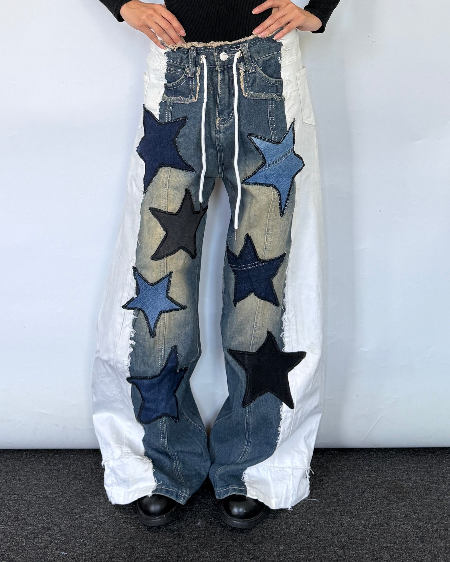 Star Patch Pants 019
