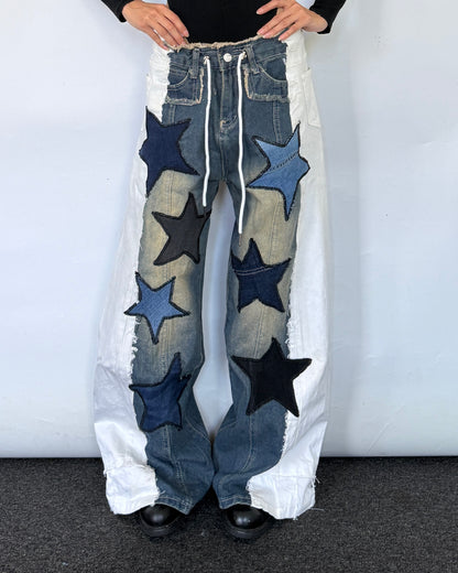 Star Patch Pants 019