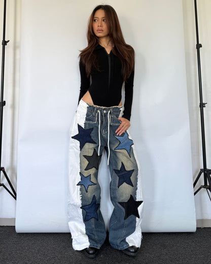 Star Patch Pants 019