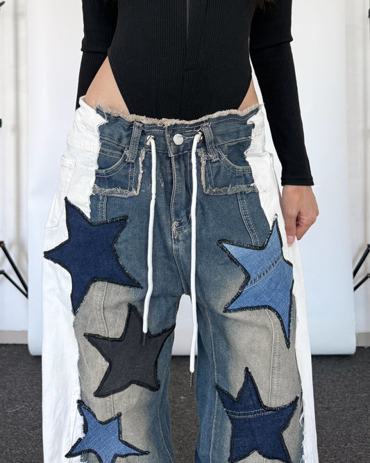Star Patch Pants 019