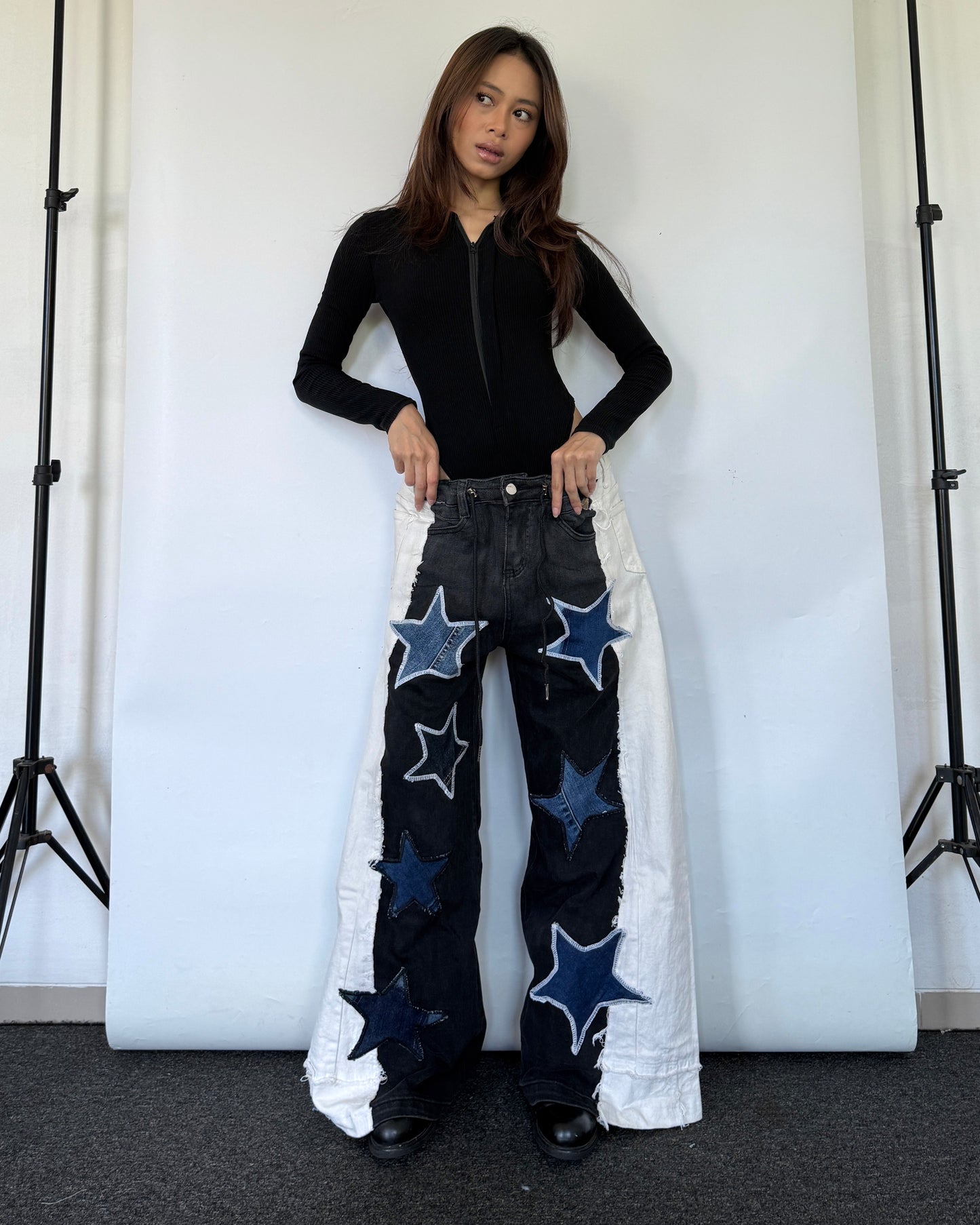 Star Patch Pants 020