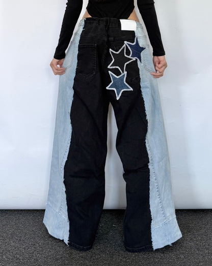 [BIG SIZE] Star Patch Pants 018