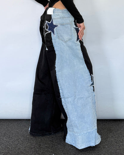 [BIG SIZE] Star Patch Pants 018