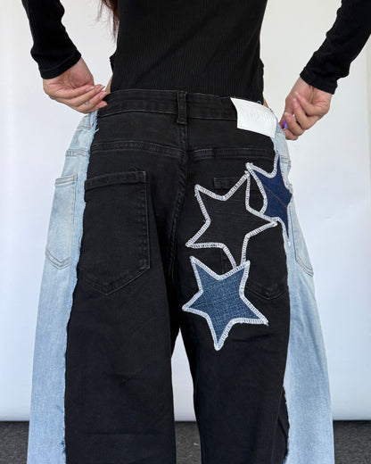 [BIG SIZE] Star Patch Pants 018