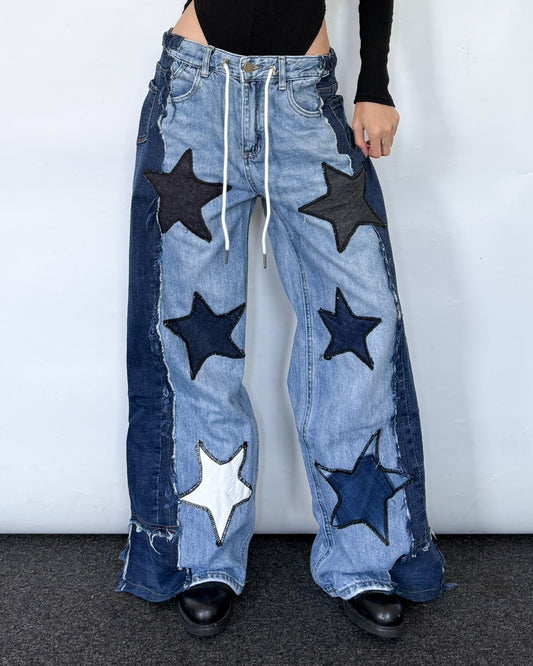 Star Patch Pants 017