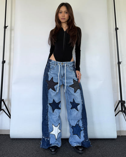 Star Patch Pants 017