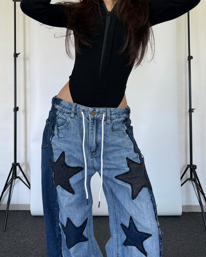 Star Patch Pants 017