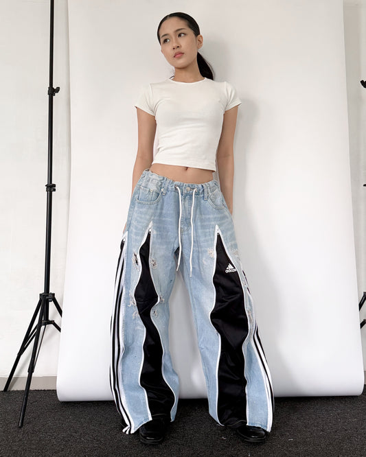 [BIG SIZE] Zipper Pants 0386