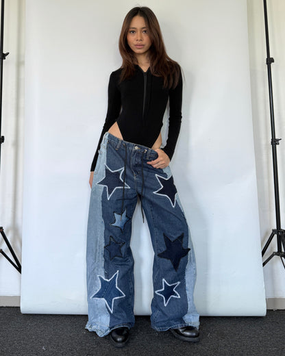 Star Patch Pants 014
