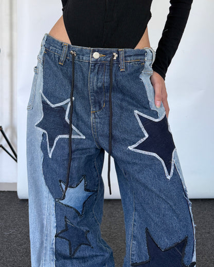 Star Patch Pants 014