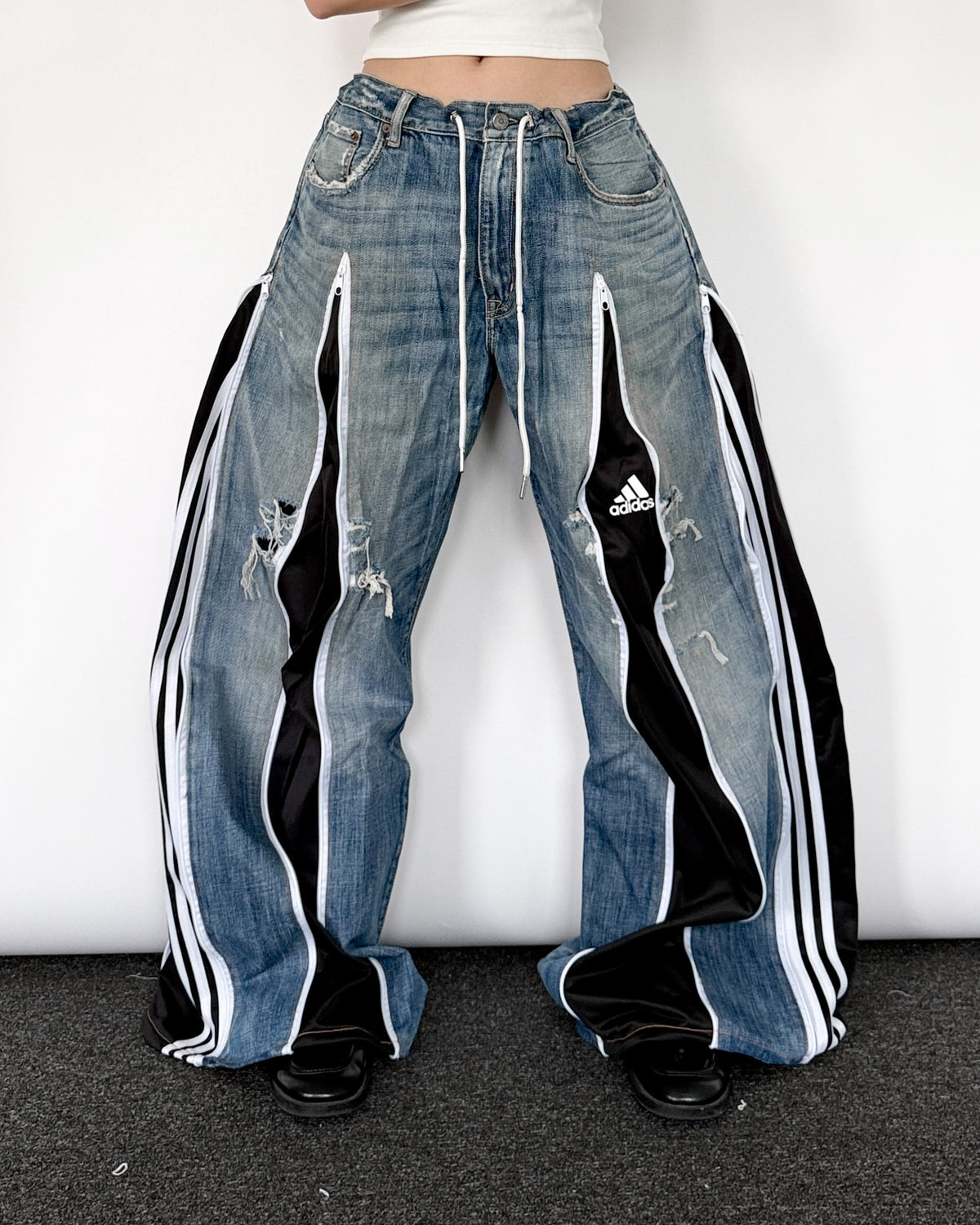 [BIG SIZE] Zipper Pants 0389