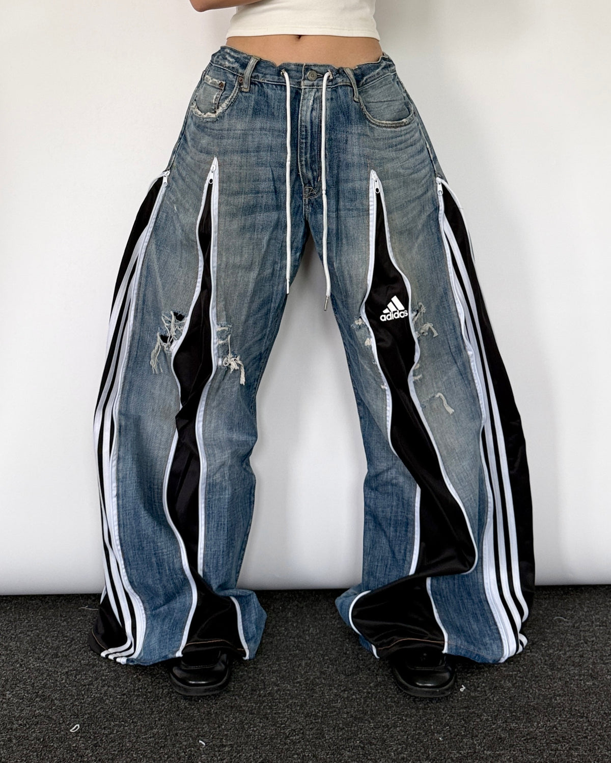 [BIG SIZE] Zipper Pants 0389