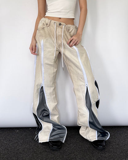 [BIG SIZE] Zipper Pants 0391